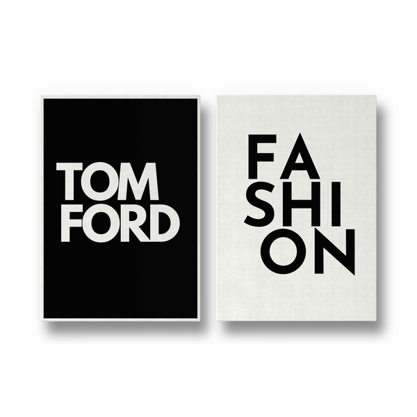 Tom Ford & Fashion Set of 2 Art