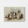 Nubian women at Kortie on the Nile illustration by David Roberts (1796–1864) Landscape Art