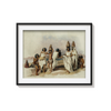 Nubian women at Kortie on the Nile illustration by David Roberts (1796–1864) Landscape Art