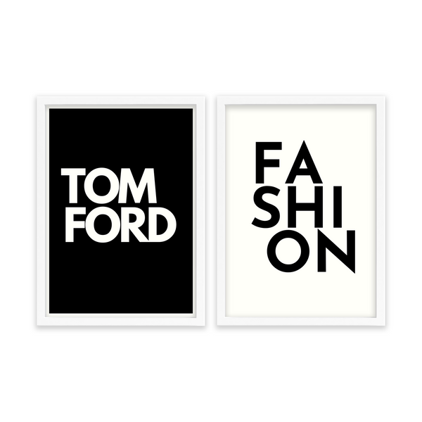 Tom Ford & Fashion Set of 2 Art