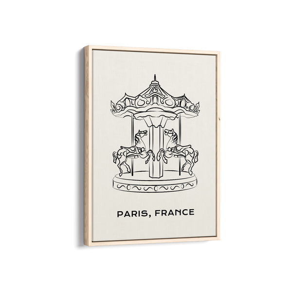 Carousel Modern Line Wall Art