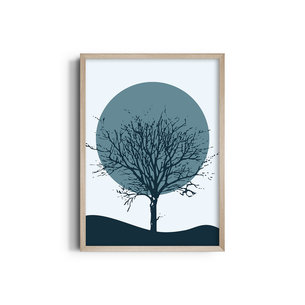 Child of Time Landscape Modern Wall Art