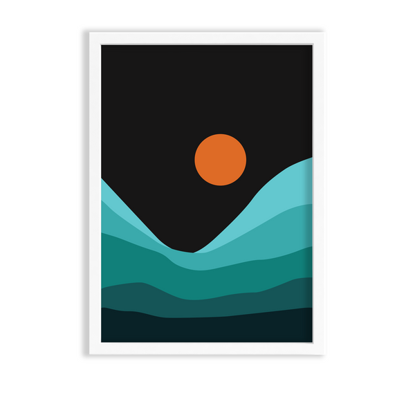 Conscious Drama Landscape Modern Wall Art