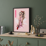 Pink is my weapon, Fashion Poster