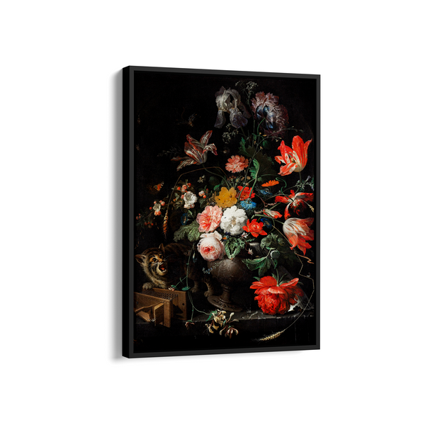 The Overturned Bouquet by Abraham Mignon (1660-1679)Botanical Wall Art