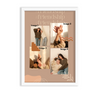 Boho Style 4 Image Friendship Collage Wall Art