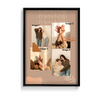 Boho Style 4 Image Friendship Collage Wall Art