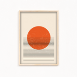 Azure Geometric Modern Wall Art