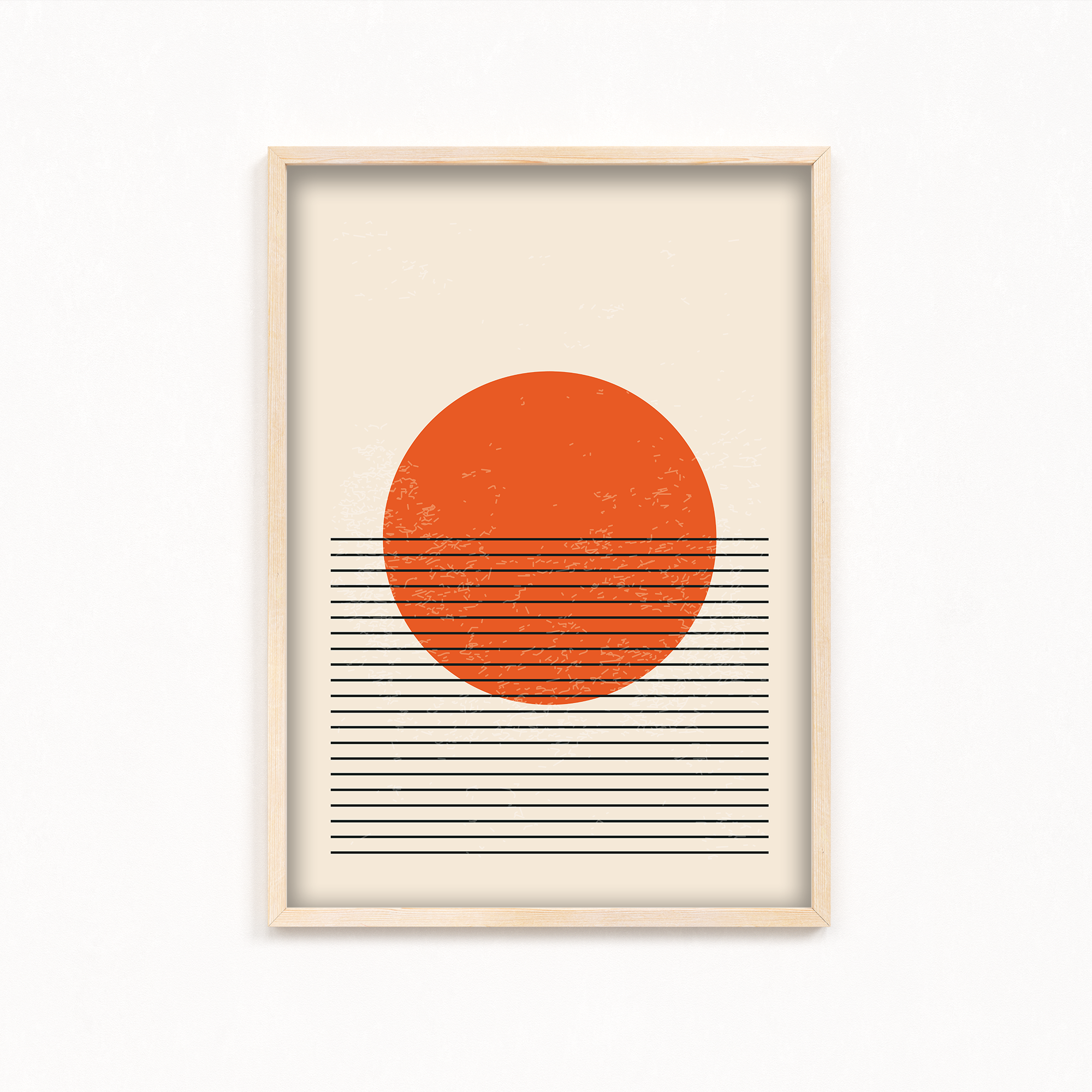 Azure Geometric Modern Wall Art