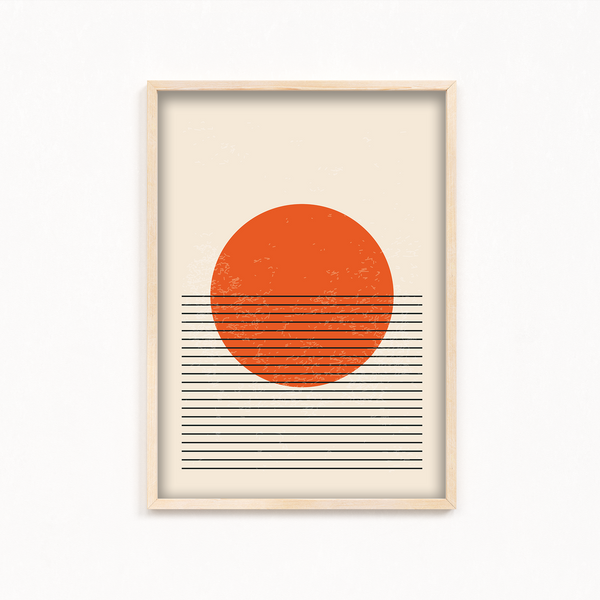 Azure Geometric Modern Wall Art