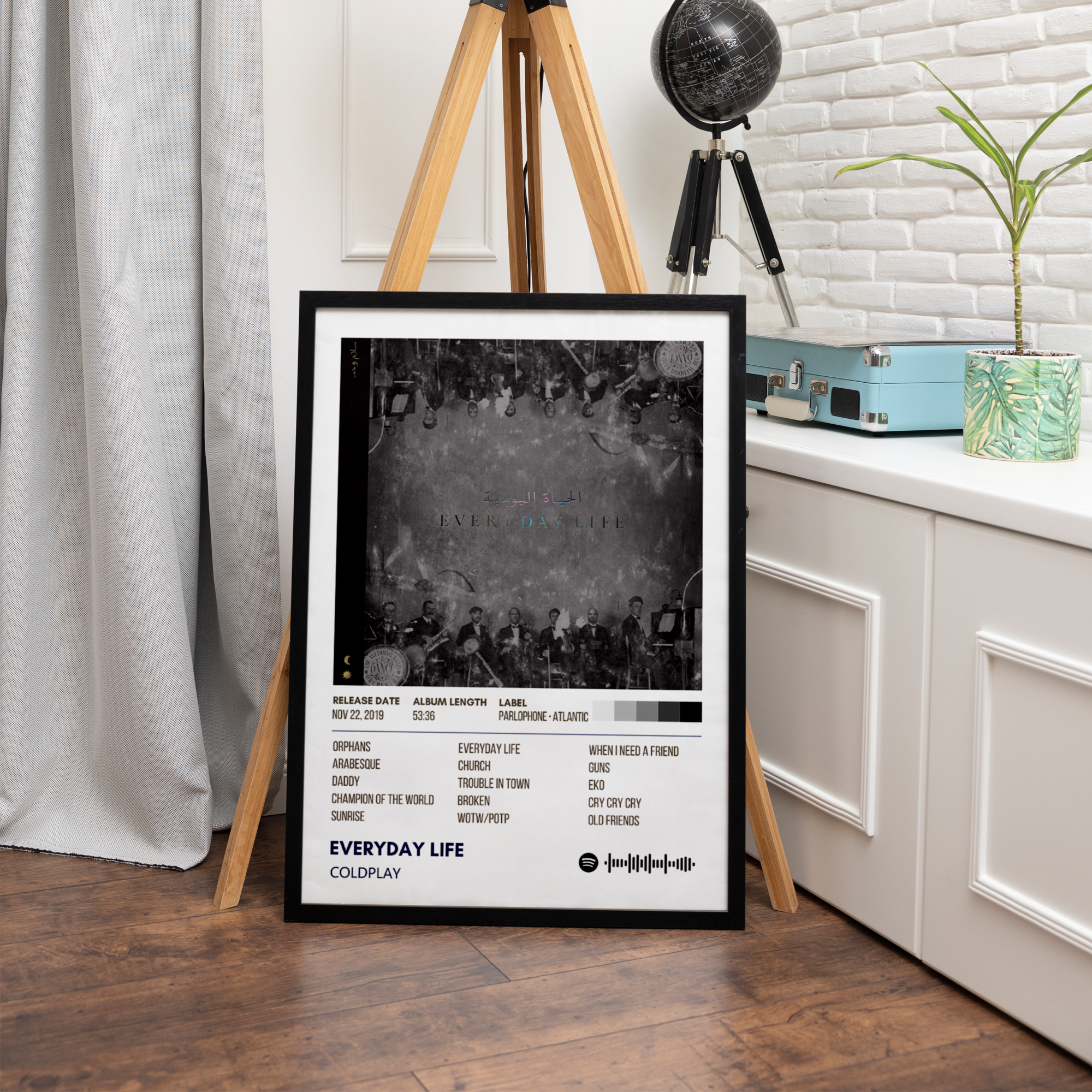 Everyday life Coldplay Album Poster