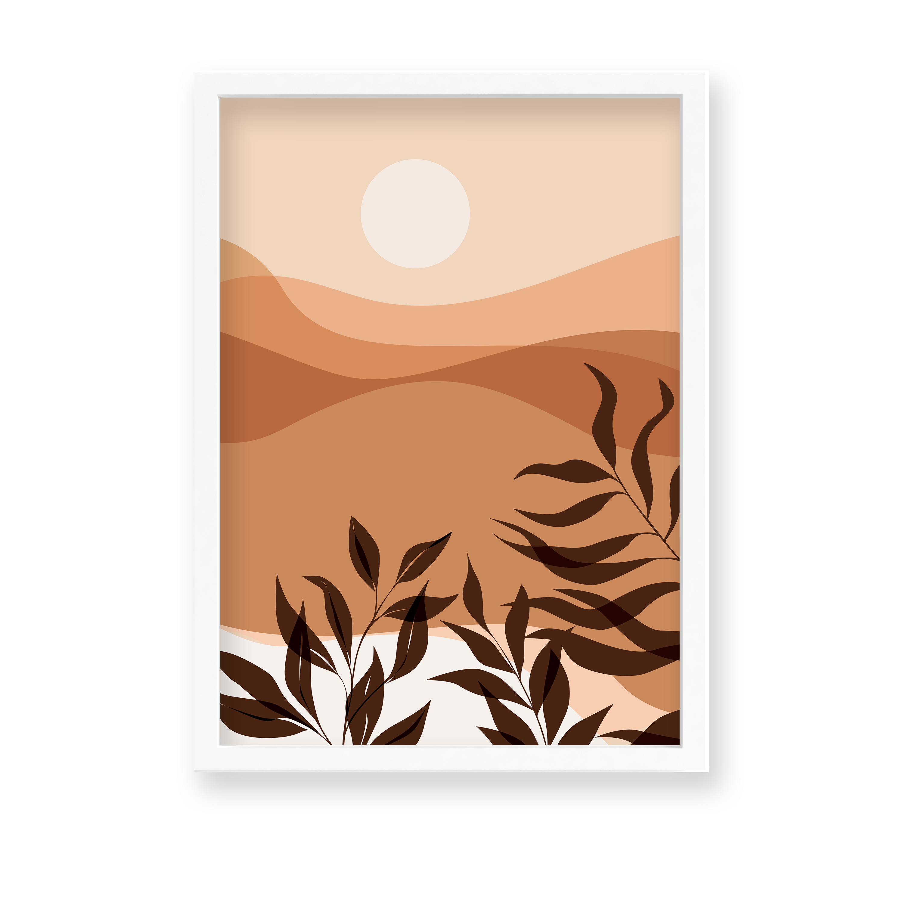 Reflection - Minimal Landscape Modern Wall Art
