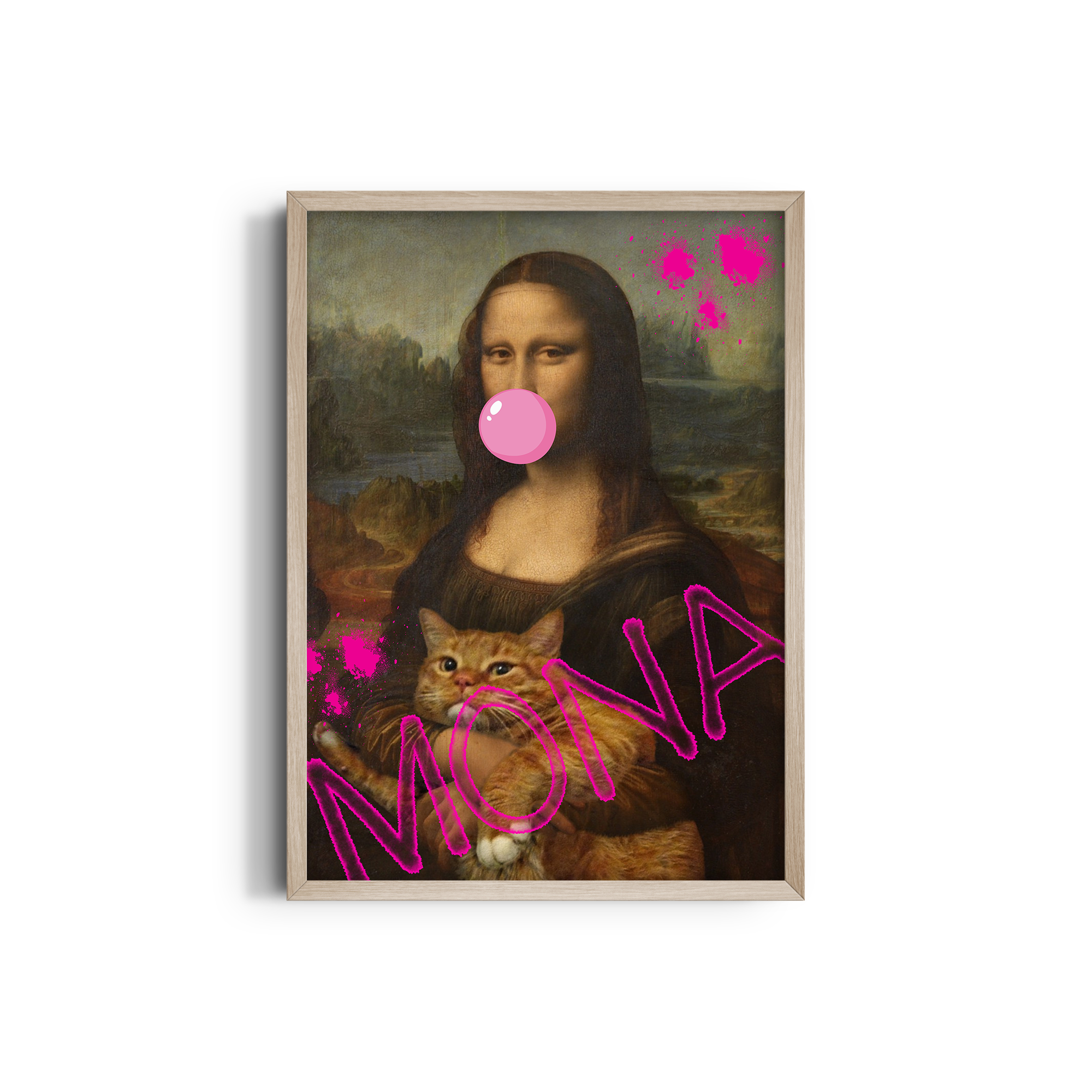 A Modern Mona Pop Wall Art
