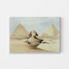 The Great Sphinx Pyramids of Gizeh (Giza) illustration by David Roberts (1796–1864) Landscape Art