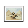 The Great Sphinx Pyramids of Gizeh (Giza) illustration by David Roberts (1796–1864) Landscape Art