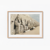 The Great Temple of Aboo Simble Nubia illustration by David Roberts (1796–1864) Landscape Art