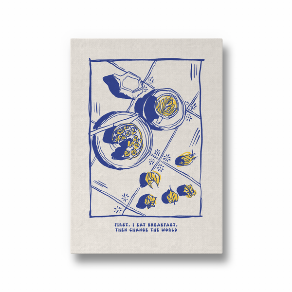 First, I Eat Breakfast Cravings Wall Art