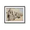 The Great Temple of Aboo Simble Nubia illustration by David Roberts (1796–1864) Landscape Art