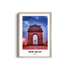 New Delhi Colored City Art