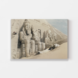 The Great Temple of Aboo Simble Nubia illustration by David Roberts (1796–1864) Landscape Art