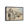 The Great Temple of Aboo Simble Nubia illustration by David Roberts (1796–1864) Landscape Art