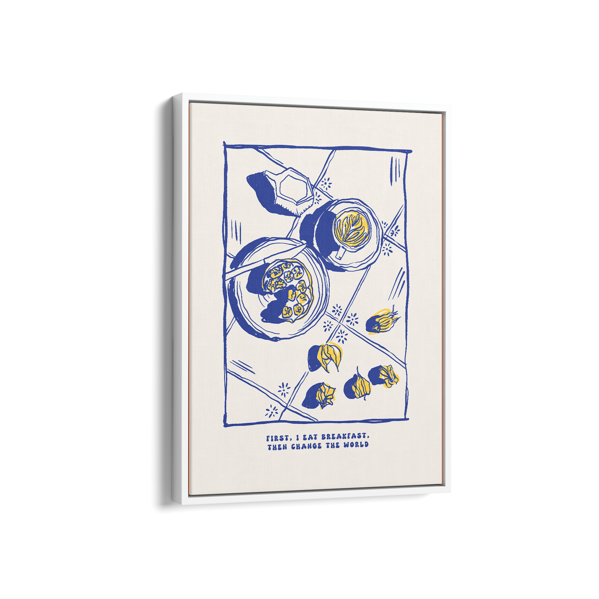 First, I Eat Breakfast Cravings Wall Art