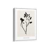 Dark Flower Boho Modern Wall Art