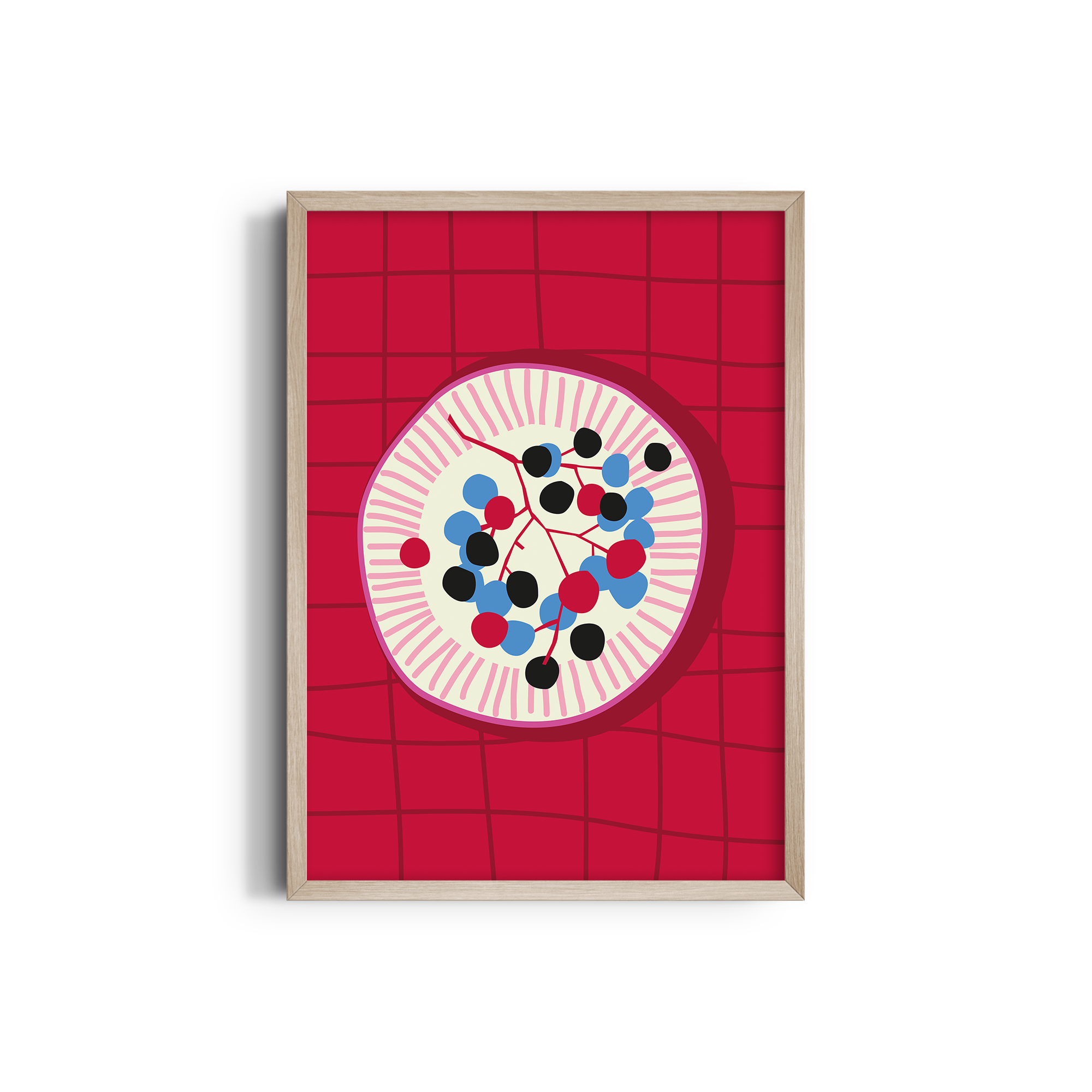 Crimson Feast Artistic Wall Art