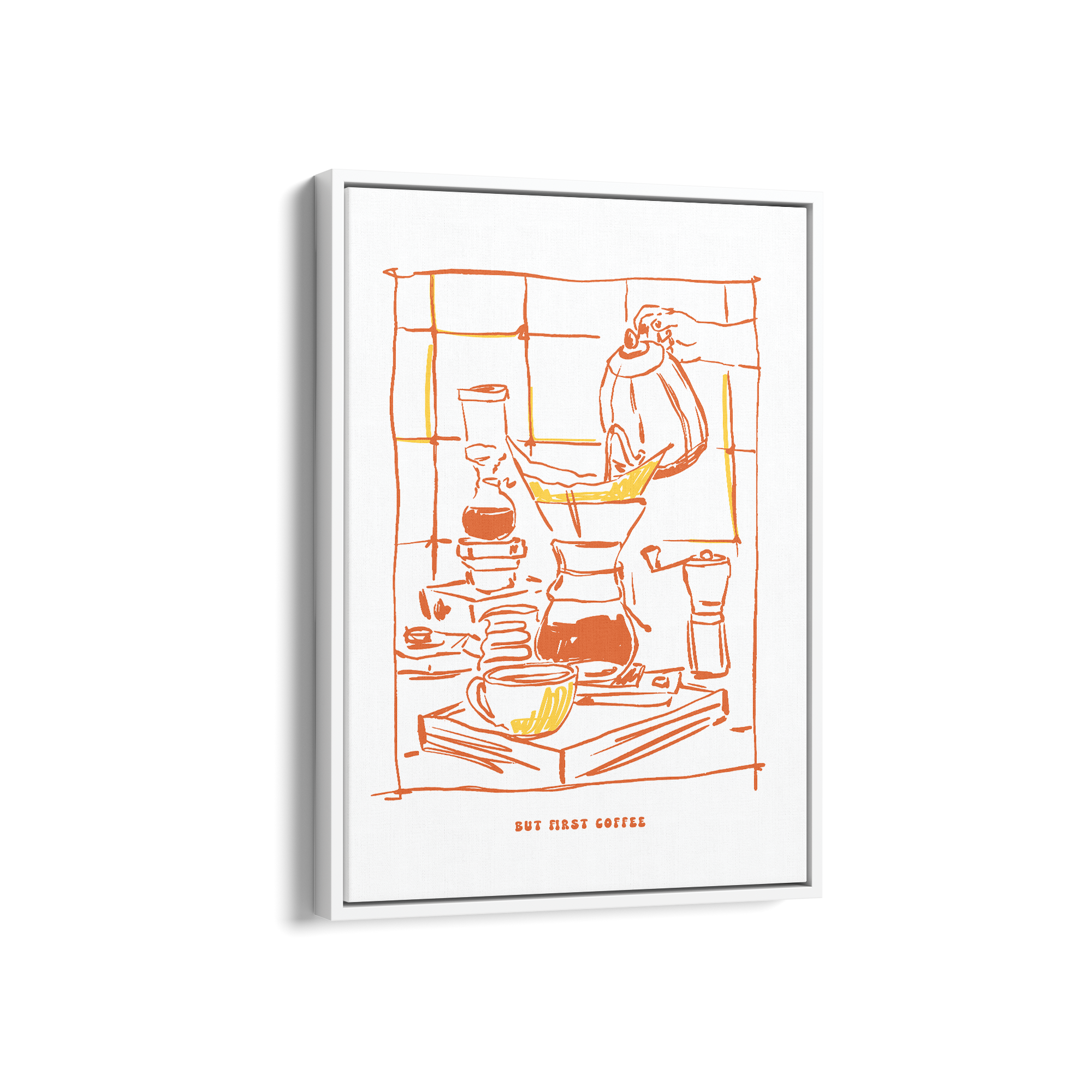 But first Coffee Cravings Wall Art