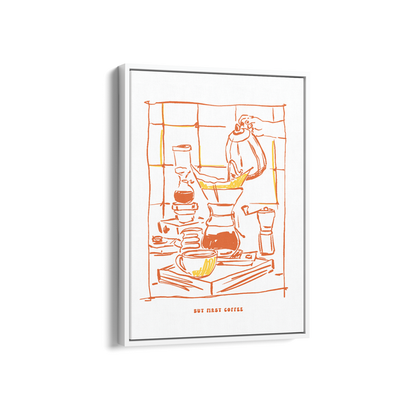 But first Coffee Cravings Wall Art