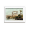 The hypaethral temple at Philae called the Bed of Pharaoh illustration by David Roberts (1796–1864) Landscape Art