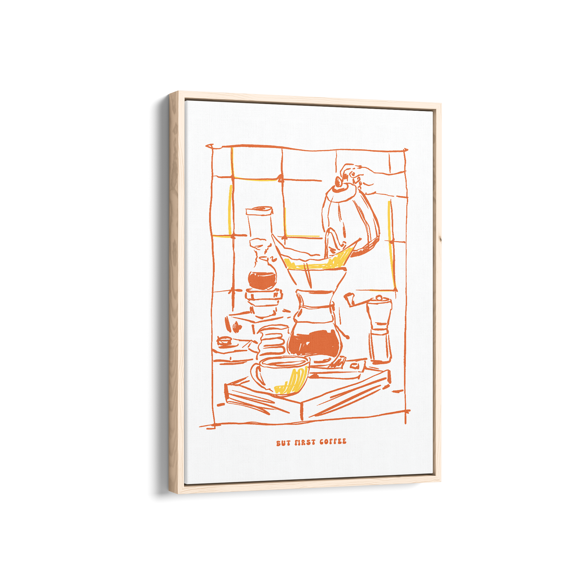 But first Coffee Cravings Wall Art