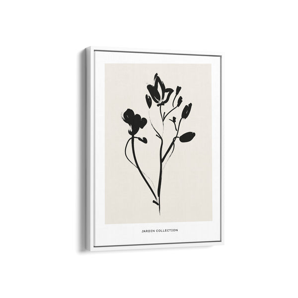 Dark Flower Boho Modern Wall Art