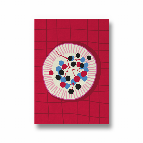 Crimson Feast Artistic Wall Art