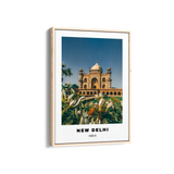 New Delhi Colored City Art