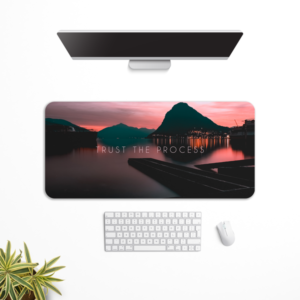 Trust the process Landscape Desk Mat | Desk Pad | Mouse Pad