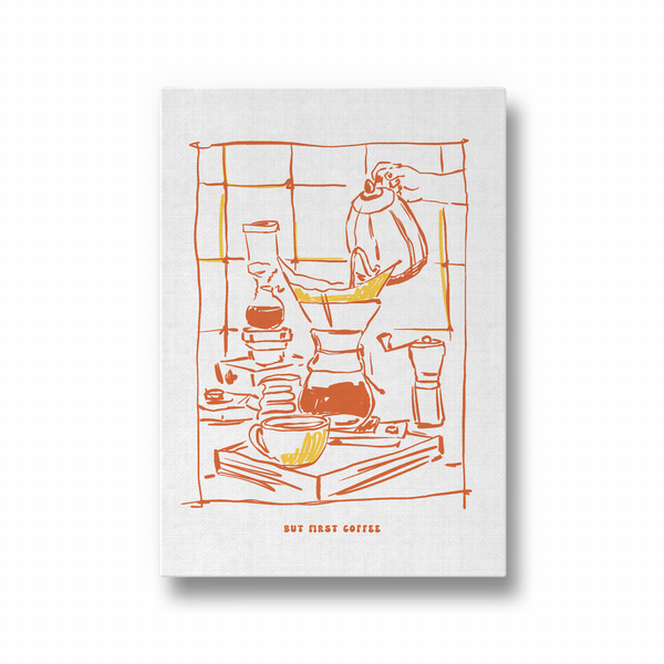 But first Coffee Cravings Wall Art