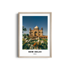 New Delhi Colored City Art