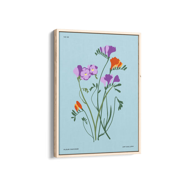 Floral Frescoes Botanical Modern Wall Art