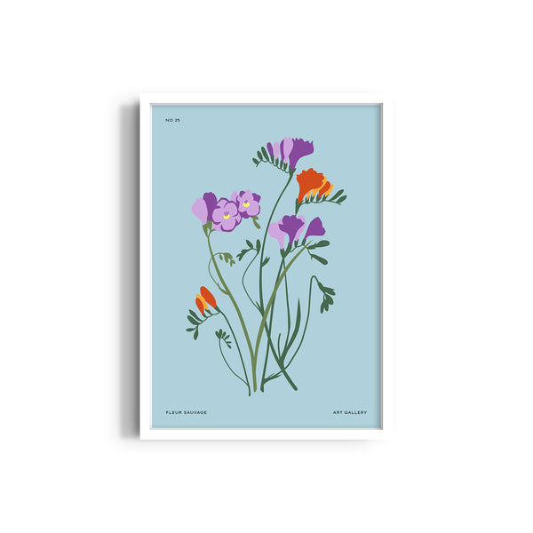 Floral Frescoes Botanical Modern Wall Art