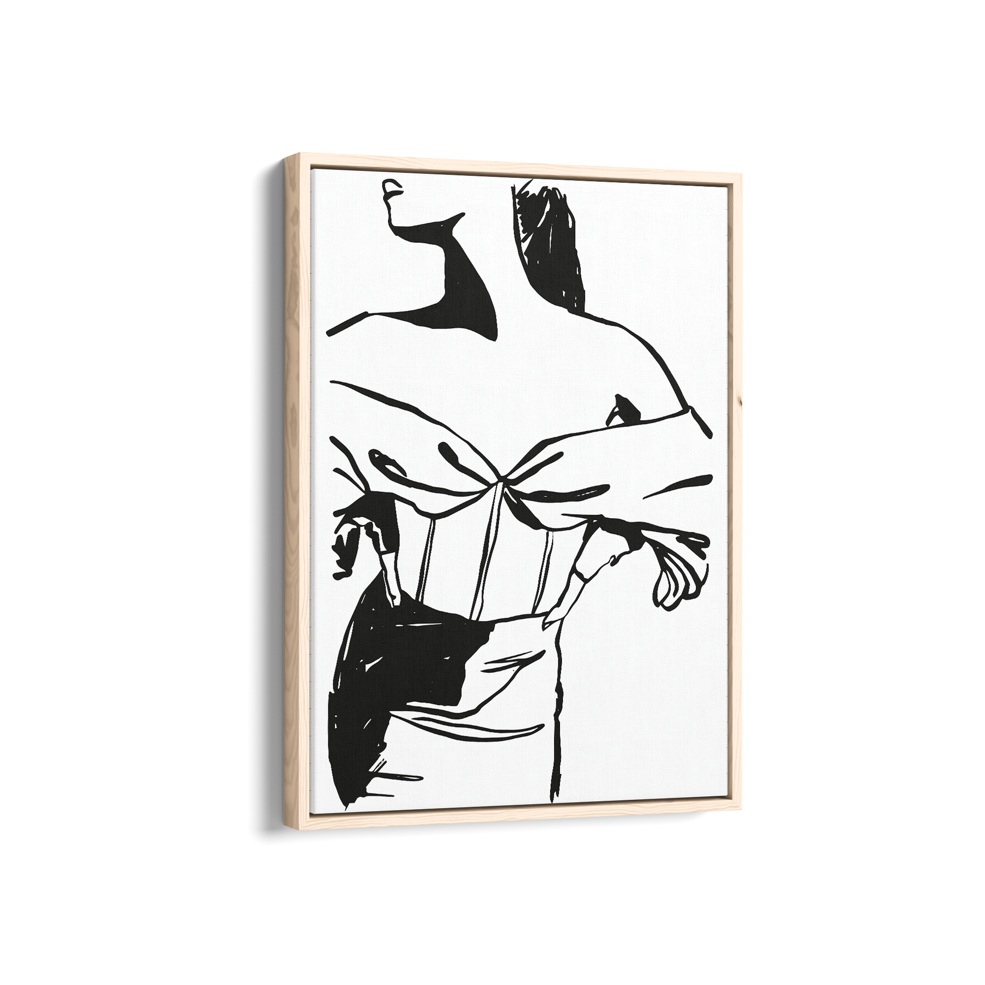 Confident Flair Dancing Wall Art