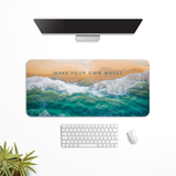 Make your own waves Beach Desk Mat | Desk Pad | Mouse Pad