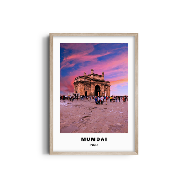 Mumbai Colored City Art