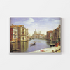 View of the Grand Canal, Venice.In the Background S. Maria della Salute by P. C. Skovgaard Landscape Art
