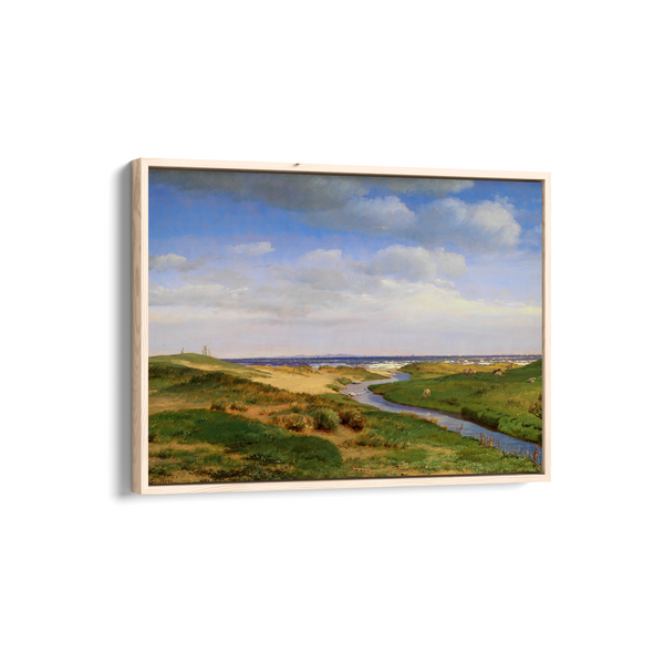 View of the North Coast of Zealand at Dronningmølle by P. C. Skovgaard Landscape Art