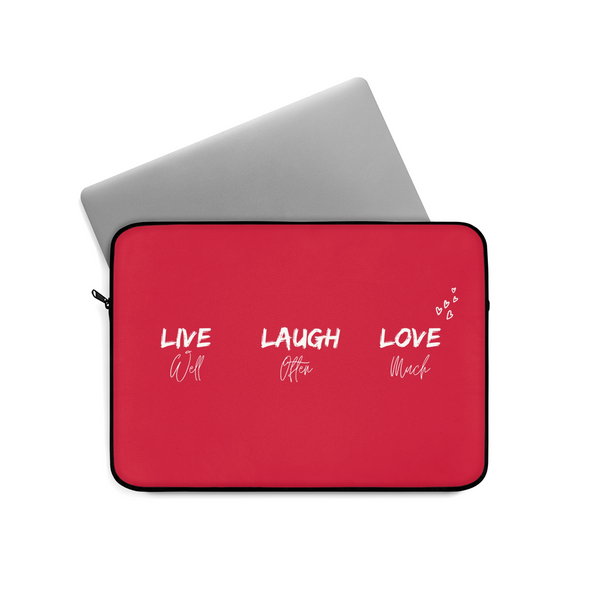 Live love laugh Laptop Sleeve (Macbook, HP, Lenovo, Asus, Others) | Laptop Cover