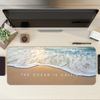 The ocean is calling Beach Desk Mat | Desk Pad | Mouse Pad