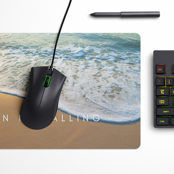 The ocean is calling Beach Desk Mat | Desk Pad | Mouse Pad