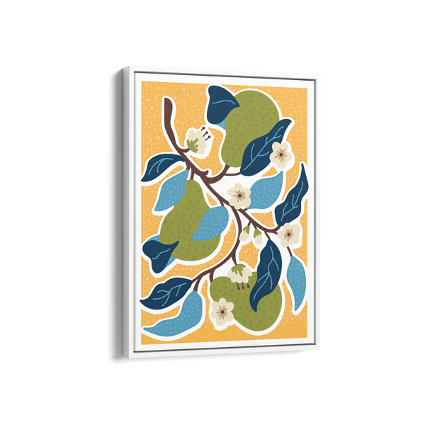 Luminous Pear Elegance Aesthetic Wall Art