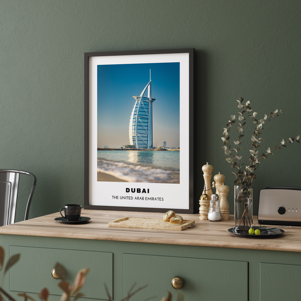 Dubai Colored City Art